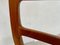 Danish Teak Model 82 High Back Side Chair by Niels O. Møller, 1960s 8