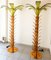 Palm Tree Floor Lamps in Brass & Murano Glass, Set of 2 2