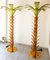Palm Tree Floor Lamps in Brass & Murano Glass, Set of 2 16