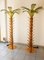 Palm Tree Floor Lamps in Brass & Murano Glass, Set of 2 1