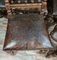 Renaissance Dining Chairs in Walnut & Embossed Leather, 1850s, Set of 10 8