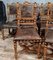 Renaissance Dining Chairs in Walnut & Embossed Leather, 1850s, Set of 10 5