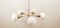 Vintage Italian Sputnik Ceiling Lamp with Forat Oval Glass Cones 5