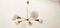 Vintage Italian Sputnik Ceiling Lamp with Forat Oval Glass Cones, Image 8