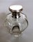 Bottiglie da toeletta Art Déco in cristallo con coperchio in argento, set di 2, Immagine 8