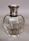 Art Deco Italian Crystal Toiletry Bottles and Silver Lid, Set of 2 7