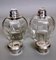 Art Deco Italian Crystal Toiletry Bottles and Silver Lid, Set of 2, Image 10