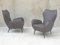 Armchairs in Imitation Leather, 1950s, Set of 2 2