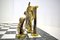 Tablero de ajedrez en bronce con tablero de mármol, Imagen 4