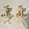 Italian Tole Flower Sconces, Set of 2 3