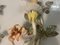 Italian Tole Flower Sconces, Set of 2, Image 5