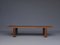 Mid-Century Slatted Wooden Bench, 1960s 2