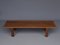 Mid-Century Slatted Wooden Bench, 1960s, Image 1