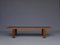 Mid-Century Slatted Wooden Bench, 1960s, Image 9