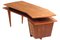 Executive Schreibtisch aus Nussholz mit Holzmaserung 2