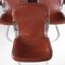 Vintage Chairs in Leather and Chrome, Set of 6, Image 4