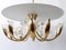 10-Flamed Ceiling Lamp from Vereinigte Werkstätten Collection, 1950s, Image 5