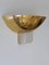 German Brass & Acrylic Sconce from Vereinigte Werkstätten Collection, 1960s, Image 15