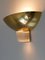 German Brass & Acrylic Sconce from Vereinigte Werkstätten Collection, 1960s 11