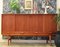 Danish Highboard in Teak with Sliding Doors 2