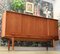 Danish Highboard in Teak with Sliding Doors 17