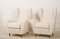 Lounge Chairs with Wingback in Cream Bouclé by Melchiorre Bega, Set of 2 17