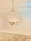 Vintage Swedish Acrylic Shade Hanging Lamp with Four Lamps, 1960s 6