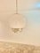 Vintage Swedish Acrylic Shade Hanging Lamp with Four Lamps, 1960s, Image 6