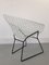 Vintage Diamond 421 Lounge Chair attributed to Harry Bertoia for Knoll International, Image 9