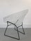Vintage Diamond 421 Lounge Chair attributed to Harry Bertoia for Knoll International, Image 8