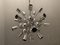 Lampada a sospensione Sputnik Mid-Century cromata, Immagine 8