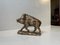 Antique French Wild Boar Sculpture in Bronze, 1920s 5