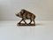 Antique French Wild Boar Sculpture in Bronze, 1920s 2