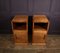 Art Deco Walnut Bedside Cabinets, Set of 2 8