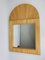 Italian Rattan Arch Mirror, 1970s 1