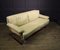 Pieff Mandarin Two Seat Sofa in Cream Leather and Chrome 7