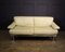 Pieff Mandarin Two Seat Sofa in Cream Leather and Chrome 10