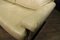 Pieff Mandarin Two Seat Sofa in Cream Leather and Chrome 6
