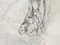 Dibujo académico de Miguel Angelo, siglo XIX, papel, enmarcado, Imagen 3