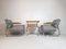 Chrome Armchairs & Table by Hynek Gottwald, 1930s, Set of 3 15