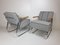 Chrome Armchairs & Table by Hynek Gottwald, 1930s, Set of 3 5