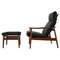FD-164 Reclining Lounge Chair and Stool by Arne Vodder for France and Son, 1960s, Set of 2, Image 1