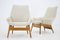 Czechoslovakian Lounge Chairs in Boucle, 1960s, Set of 2 4