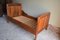 Antique Single Bed with Soil in Oak, Image 2