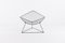 Chaise Vintage en Fil d'Acier par Niels Gammelgaard pour Ikea 2