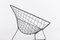 Silla Wire vintage de Niels Gammelgaard para Ikea, Imagen 10