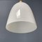 Opaline Glass Hanging Lamp with Brass Fixture 16