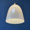 Opaline Glass Hanging Lamp with Brass Fixture 9