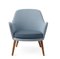 Minty Grey / Light Steel Blue Dwell Lounge Chair by Warm Nordic 2