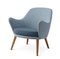 Minty Grey / Light Steel Blue Dwell Lounge Chair by Warm Nordic 3